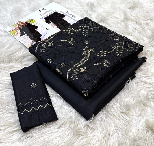 Tawakkal 2pc Fancy Lasercutwork Khadar Suit