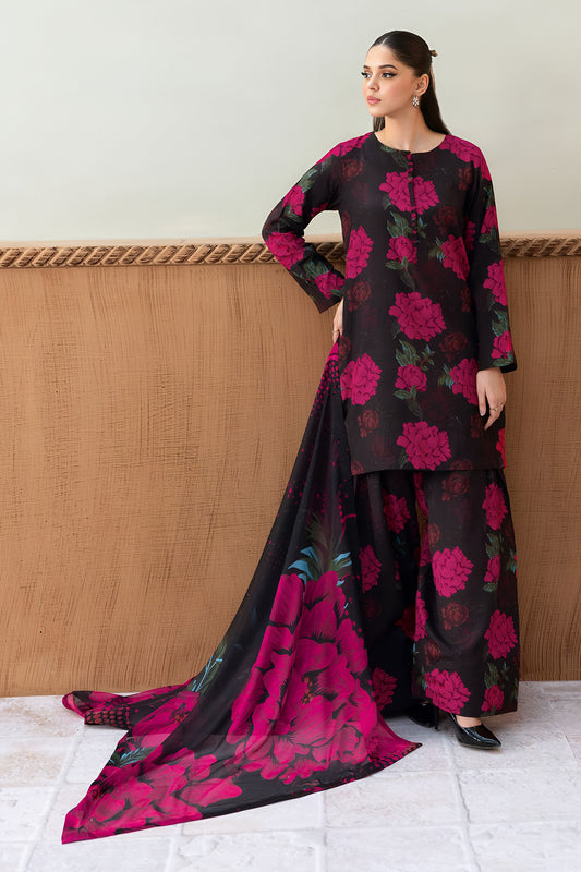 Afsanah 3-Piece Swiss Lawn Suit with Silk Dupatta – Digital Printed Summer Collection