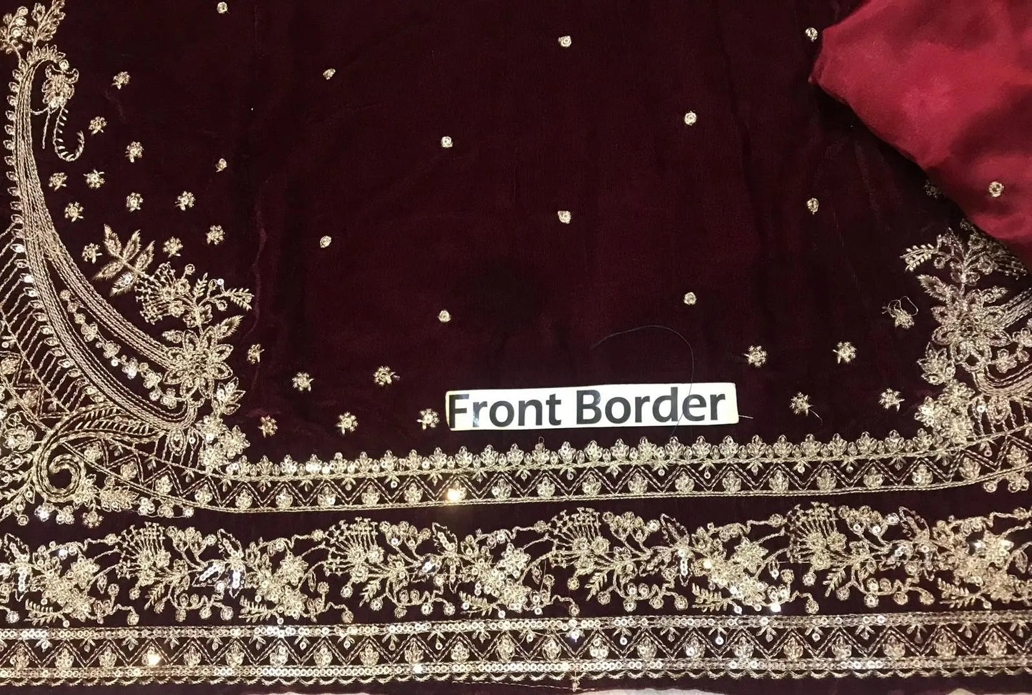 Jazmine Velvet Embroidered Unstitched 3-Piece Suit – Organza Dupatta & Silk Trouser