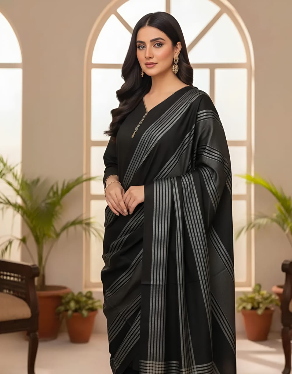 Winter Collection Susi Indian Banarsi  – 3pc Suit