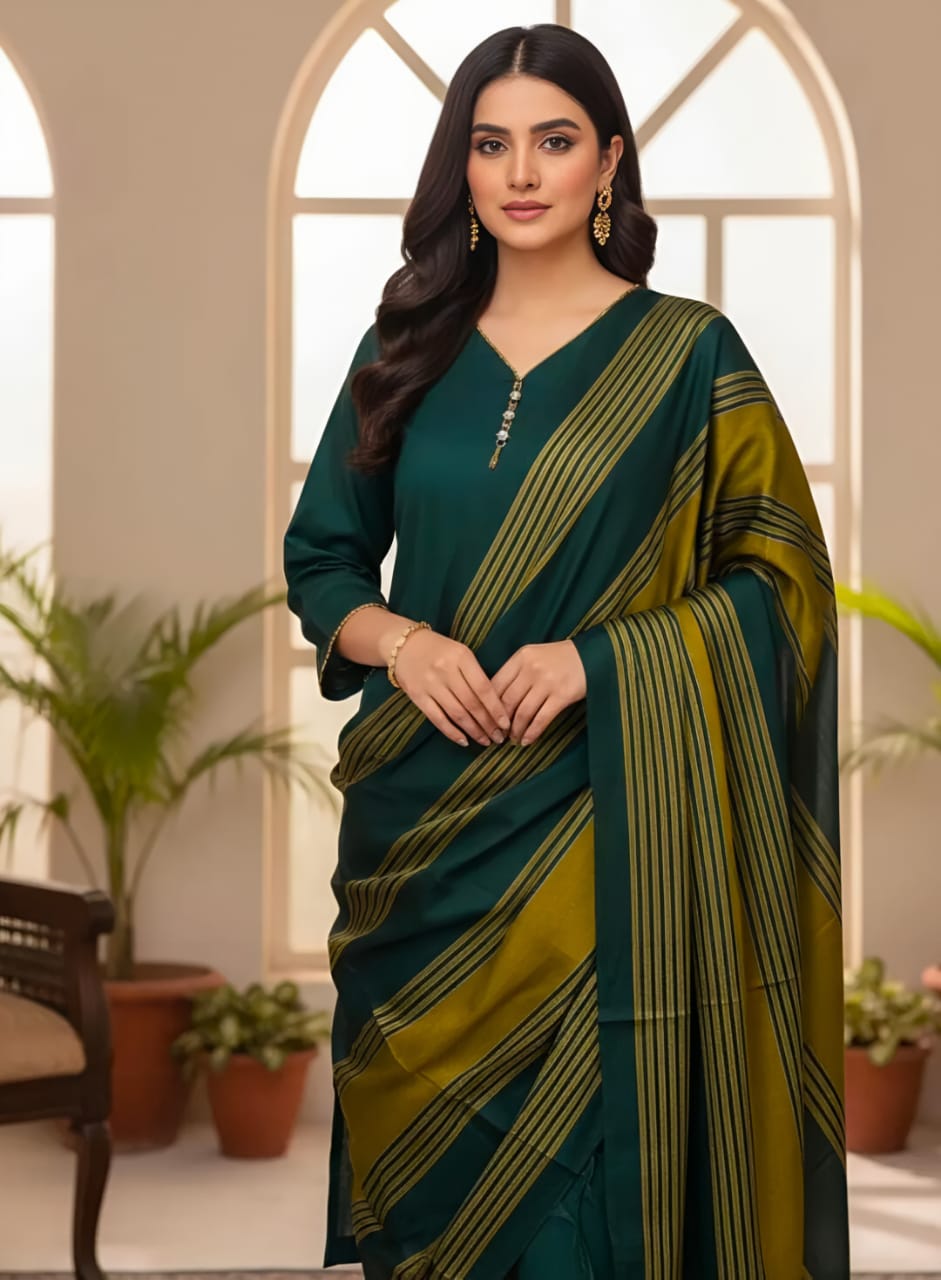 Winter Collection Susi Indian Banarsi  – 3pc Suit