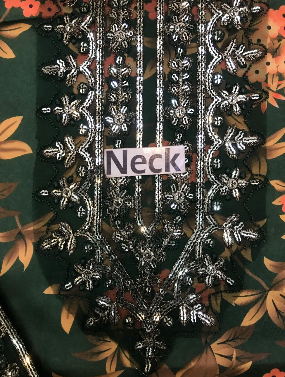 Shenora Shamoz Silk Embroidered Suit – Chiffon Dupatta