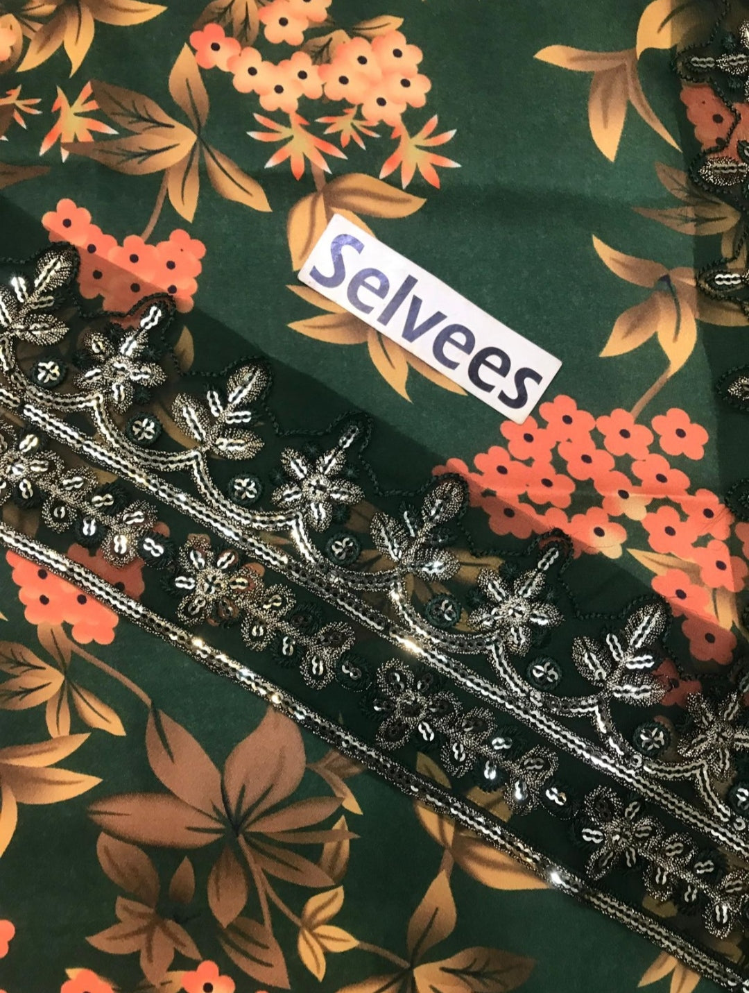 Shenora Shamoz Silk Embroidered Suit – Chiffon Dupatta