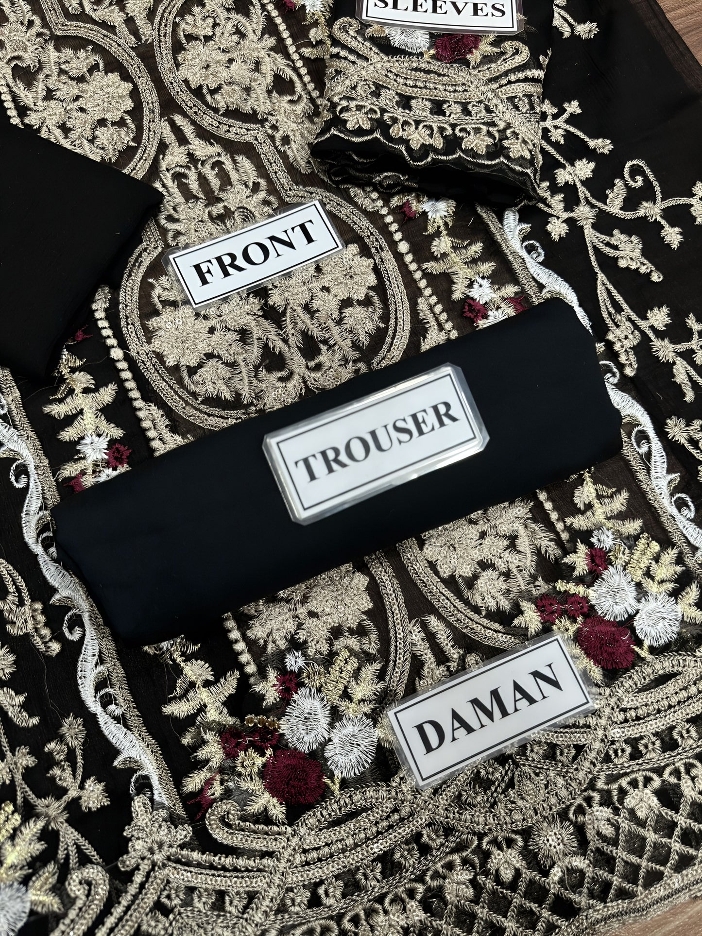 Azure Embroidery 2-Piece Collection MD-1111 – Chiffon Embroidered Shirt & Malai Trouser | New Collection 2025