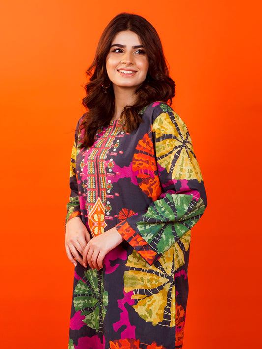 Afsanah 3-Piece Swiss Lawn Suit with Silk Dupatta – Digital Printed Summer Wear