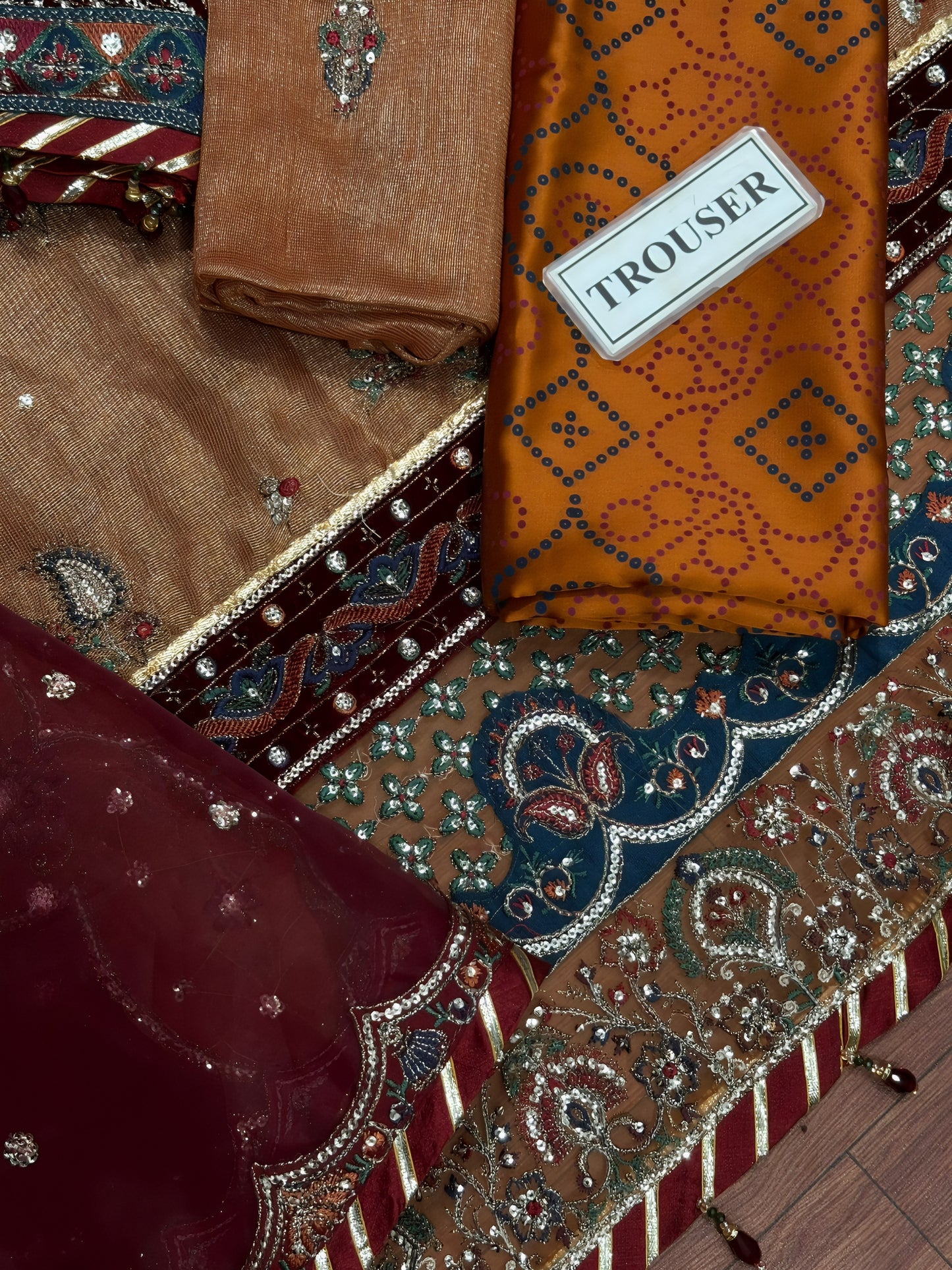 Baroque Mysori Embroidered Sequence Suit – Organza Dupatta & Silk Trouser | Luxury Formal Wear 2025